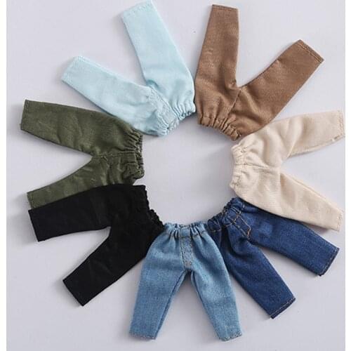 Ob11 baby clothes bjd pants trousers GSC body molly doll clothes 1 / 12bjd doll clothes jeans doll accessories toy pants