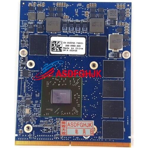 Genuine FOR Dell M17x FirePro M6000 2GB GDDR5 MXM 3.0 Video Card 53Y5X 053Y5X 100% TESED OK
