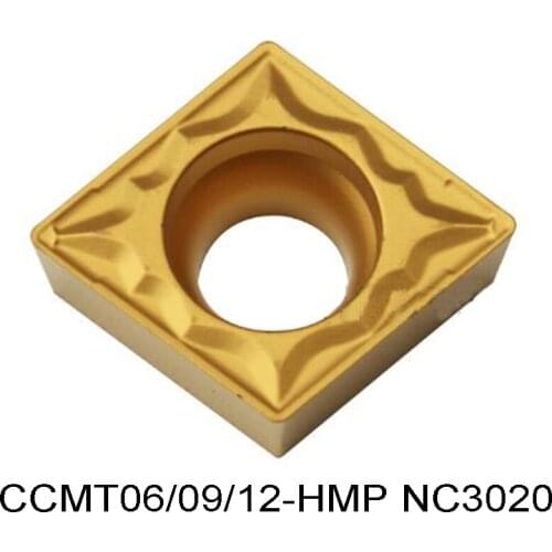 Korloy CCMT120404-HMP NC3020 CCMT120408-HMP NC3020 Lathe Cutter Tools CCMT120404 CCMT Carbide Inserts for Turning Tool Holder