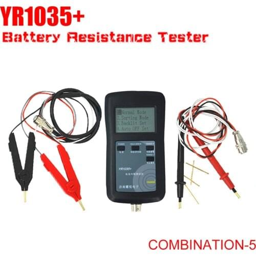 Original four-line YR1035 high-precision lithium battery internal resistance tester detector 18650 dry battery Combination 5
