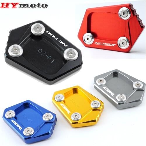 Motorcycle Kickstand Side Stand Plate Pad Enlarge Extension For Honda NC700X NC700S NC700D CBR CBR250R/F CBR500R CBR600F CBR650F