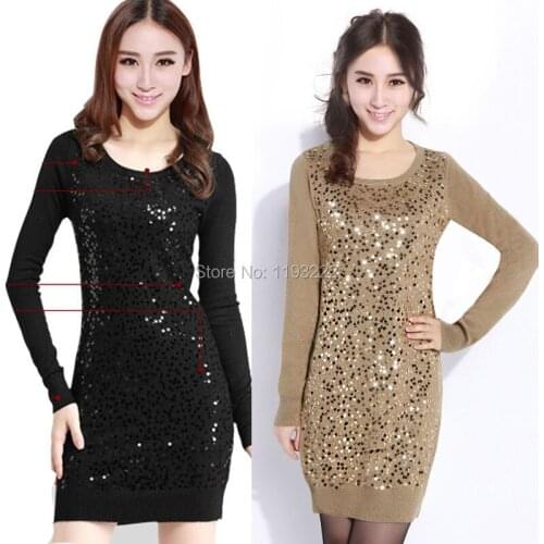 Модные трикотажные платья POOLANA China At AliExpress