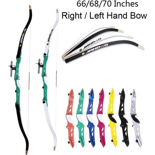 Sanlida 16-40Lbs Archery Beginner Recurve Bow Tangzong Left/Right Hand Magnesium Riser Practice Bow Youth Bow Hunting Shooting