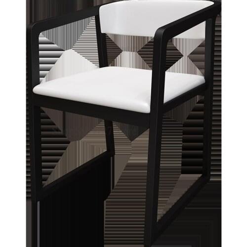 Nordic Simple Solid Wood Dining Chair Restaurant Modern Home Backrest Computer Chair Desk Chair Gaming Chair