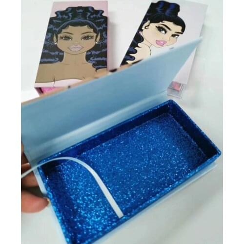 Own Brand Private Label Mink Eyelash Packaging Box Custom Rose Gold Eyelash Packaging Box