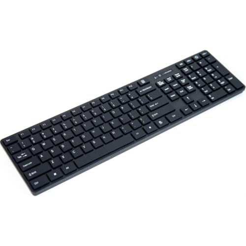 2.4G Wirelessl Keyboard with Chocolate Keycaps Slim Teclado Black Color Office keyboard Computer Accessoreis Keybord