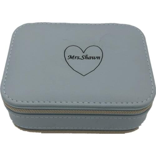 2020 Universal Jewelry Organizer Display Travel Jewelry Case Boxes Portable Jewelry Box Button Leather Storage Customized gift