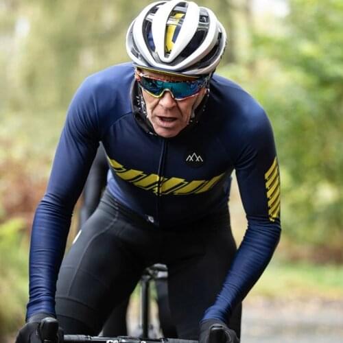 BOC 2021Men Spring Autumn Long Sleeved Cycling Jersey Bicycle MTB Blue Purple Orange Top Quality Riding Shirt Quick Dry Clothing