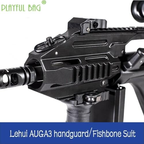 Water buulet gun lehui AUG A3 former fishbone guide rail wood protector magic blast kit tactical upgrade material upswing OD71