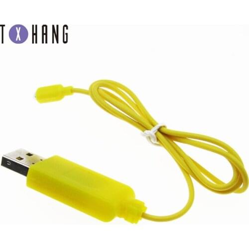 Yellow Charge Wire For Airplane Spare Parts USB RC Helicopter Charger Cable For Syma S107G Accessories Device