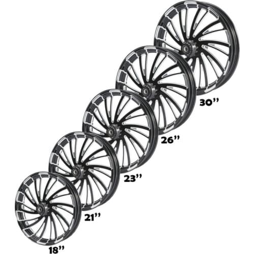 18/21/23/26/30'' Front Wheel Rim Dual Hub Fit For Harley Touring Road Street Electra Glide 2008-2021 Motorcycle Rims