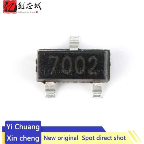 50PCS 2N7002K-T1-E3 2N7002K-T1 SOT-23 2N7002K 2N7002 MOSFET N-CH 60V 300MA SMD New Original