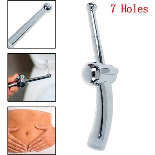 7 Holes Medical Materials Anal Cleaner Safe Plug Head Colonic Douche System Bidet Vaginal Wash Body Shower