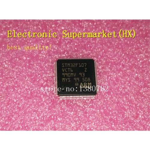 Free Shipping 10pcs/lots STM32F107VCT6 STM32F107 32F107 LQFP-100 New original IC In stock