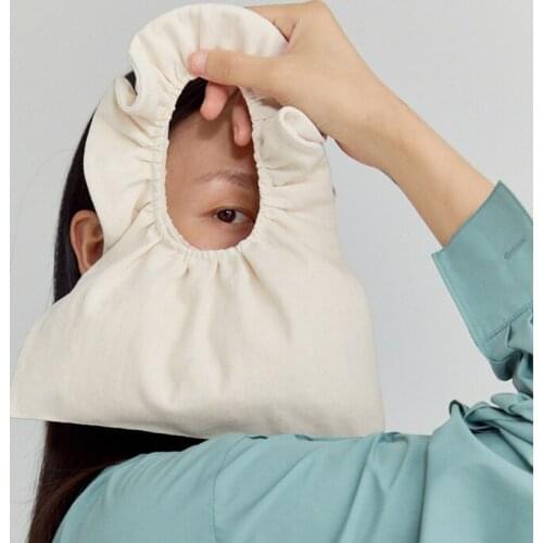 Brand Ins Luxury Handbags Women Canvas Bag White Frill Tote Women Large Simple Dumpling Bags Designer Casual Ladies Shopping Bag