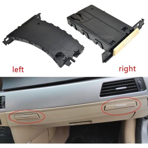 Black/Beige/Gray Retractable Left/Right Car Front Cup Holder Water Cup Drink Holder For BMW E90 E91 318I 325I 328I 51459173643