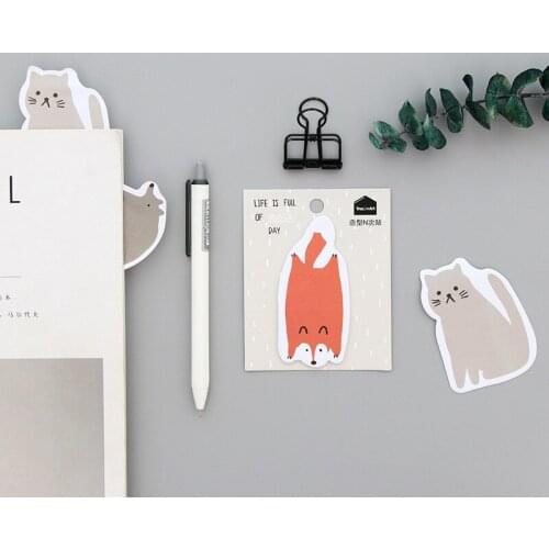 DL Korean stationery Nordic animal N time sticker and convenience sticker post sticker wholesale Stationery for office supplies