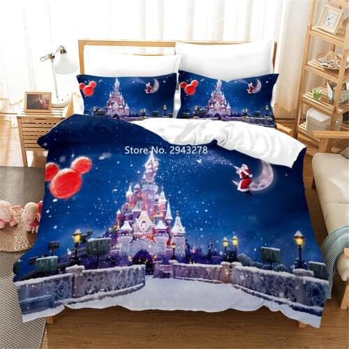 Home Textile Christmas Beautiful Pattern Down Quilt Pillowcase Bedding Adult Children Bedroom Decoration Holiday Dress Up