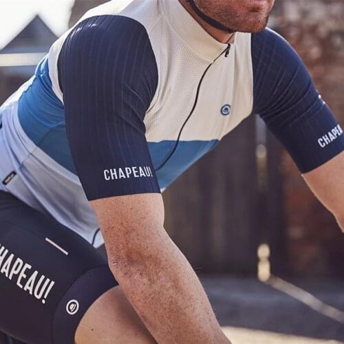 Men Summer Best Quality Cut Fit Pro Breathable Cycling Short Sleeve Lycra Striped Jersey Mtb Jersey Maillot Ciclismo Bike Tops