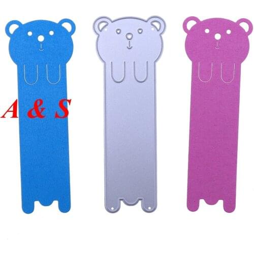 G207 METAL CUTTING DIES Bear bookmark Gift Scrapbook Card Album Wedding Paper Craft Home Decor Embossing Stencil Punch
