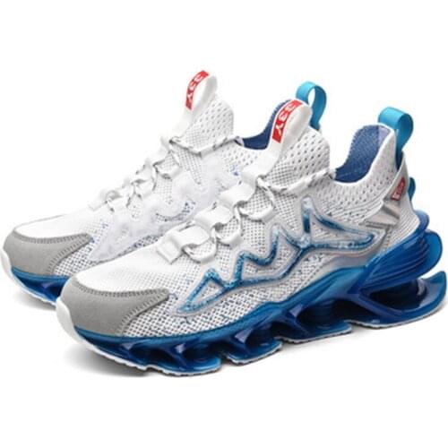 2021 summer mens new trend low-top round toe mesh shoes fashion casual lace-up lightweight sports running shoes