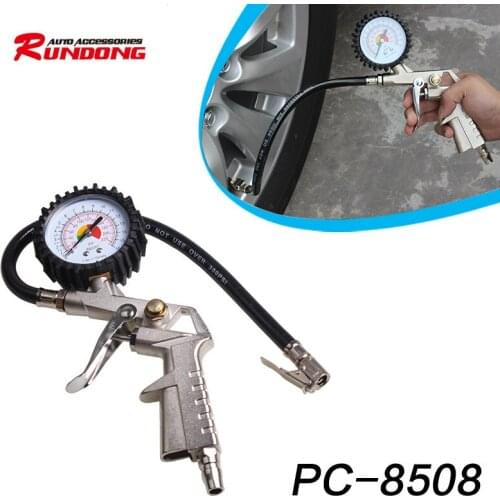 Tire pressure gun tire pressure gauge multifunction car tire gauge inflation gun PC-8508