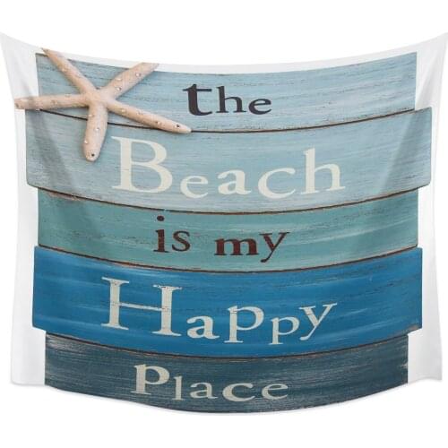 Starfish On The Beach Wall Tapestry Home Wall Decor Tapestry Cover Beach Towel Picnic Mat Yoga Mat