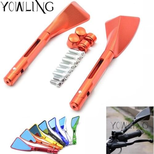 Motorcycle Mirror Moto Bar End Mirror Rearview Side Mirror for yamaha R6 690 390 125 rc 125 250 SMC 1190 RC8R 250