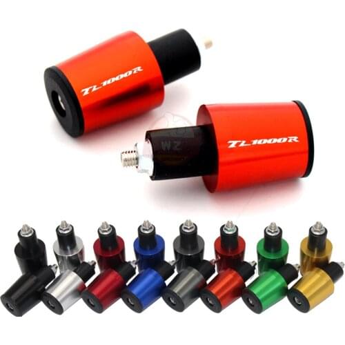 Motorcycle accessories CNC aluminum 7/8 '' 22 MM handlebar grips handlebar bar cover end plugs for SUZUKI TL1000R 1998-2003