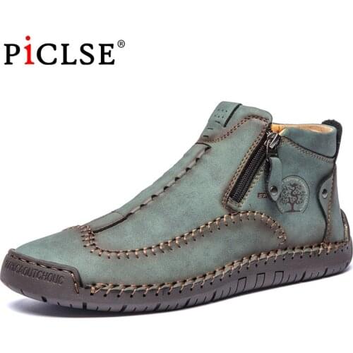 Large Size 48 New Split Leather Men Shoes Soft Casual Leather Shoes Men Loafers Comfort Walking Shoes Moccasins Men Flat Shoes