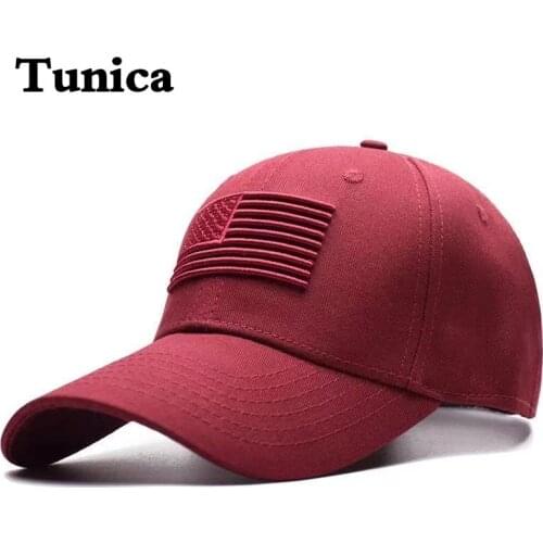 New tactical baseball cap for men summer USA flag embroidery dad hat cotton Snapback hats outdoor sports casual golf caps gorras