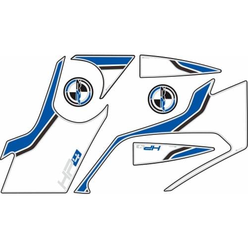 Front Fairing Motor Number Board 3D Gel Protector pegatinas moto for BMW 2012 2013 2014 S1000RR S1000 RR HP4 decal