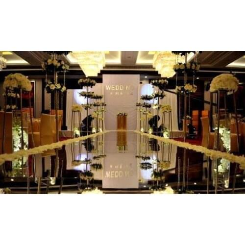 Top-sale super bright 30M*1.2M double face silver wedding mirror carpet,wedding carpet runner,wedding aisle runner