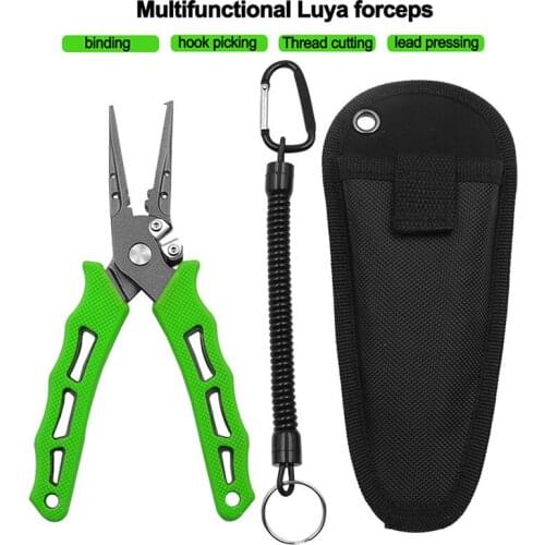 Tungsten Steel Fishing Pliers Blade Braided Line Cutter Fishing Pliers Scissors Multi-purpose Fishing Tackle Tools