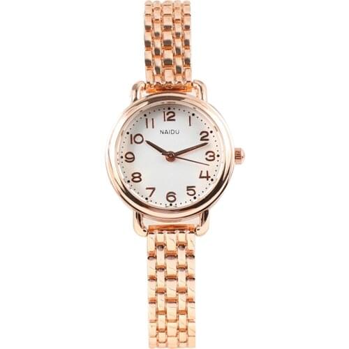 Womens Watch Student Chain Strap Compact and Simple Temperament College Style Retro