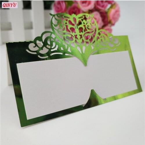 10pcs Table Card laser cut Elegant Name Place Seat Wedding Invitation Table Cards for Party Table Decoration Marriage 5zsh871