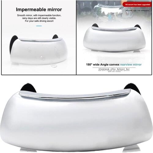 180Degree Wide Angle Motorcycle Blind Spot Mirror Rear View Mirror Universal