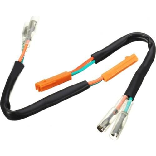 2Pcs Motorcycle Bike Turn Steering Light Wire Switch Plug two-wire Adapter for Ninja Adapter Motorcycle Accessories