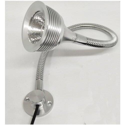 3W 110V 220V Led Gooseneck Reading Bed Lamp