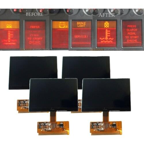 4 X VDO FIS Cluster LCD Display Replacement For Audi Version A3 A4 A6, Sharan 2000-2008