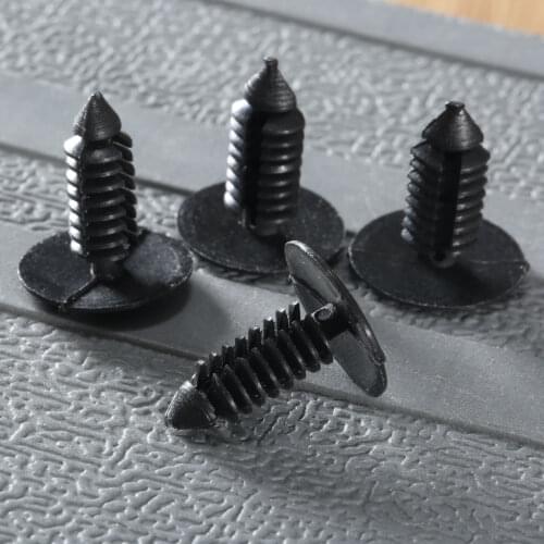 50Pc Auto Fender Bumper Fastener Clips Fit 8mm Hole Nylon Car Door Trim Panel Retainer Plastic Rivet ForGM Car Clips