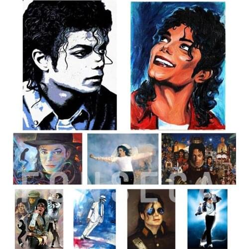 5D Diy Michael Jackson Diamond Painting Full Dill Rhinestone Embroidery Mosaic Super Star Wall Art Picture for Home Decoration