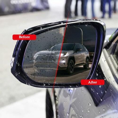 2PCS Car Waterproof Anti Fog Film Rearview Mirror Film Sticker Window Clear Sticker For Toyota RAV4 XA50 2019 Car Accessory