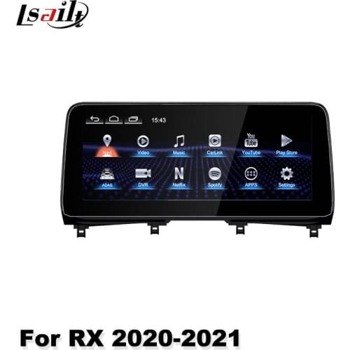 Lsailt 12.3 Inch PX6 Carplay Car Radio Navi Android Screen For Lexus RX RX350 RX450h RX300 2020 2021 Multimedia Player GPS