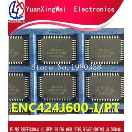 Free shipping 10pcs-20pcs-50pcs /lot ENC424J600-I/PT ENC424J 600-I/PT ENC424J TQFP44