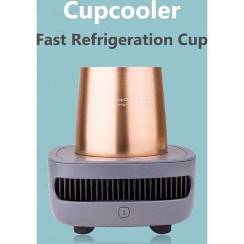 Fast Cooling and Heating Cup Coffee Tea maker Summer Cupcooler Office Winter Warm Mug 350ML Stainless Steel Vacuum Cup