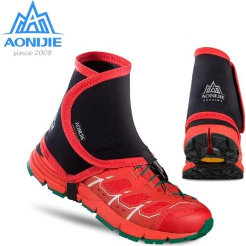 Outdoor Unisex Shoe Cover High Trail Reflective Gaiters Protective Sandproof Shoe Covers Running Jogging Marathon Hiking E940