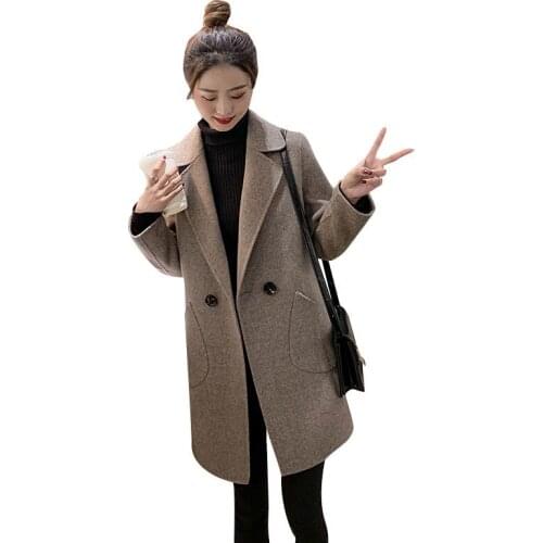 Женские твидовые пальто CNACNOO China At AliExpress