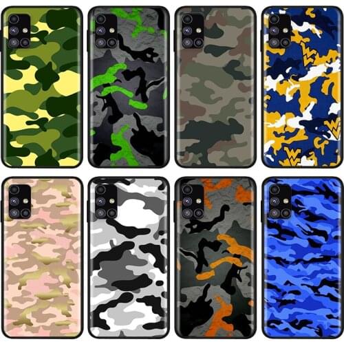 Camouflage Army For Samsung Note 20 10 8 9 M02 M31 S M60S M40 M30 M21 M20 M10S F62 M01 Ultra Pro Plus Phone Case