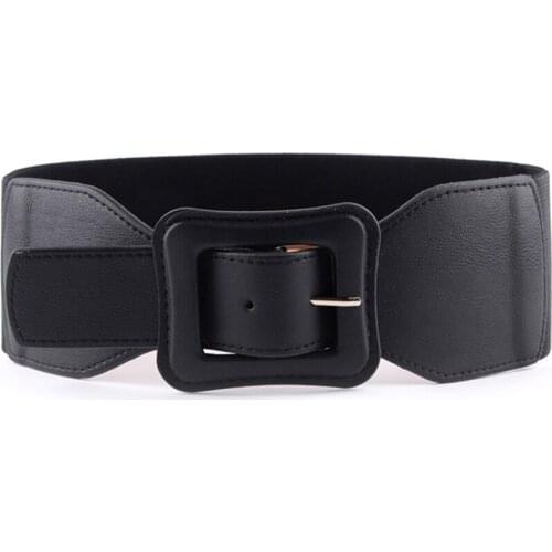 Square Pin Buckles Belt Female Black Camel Apricot Retro Punk Ladies PU Belt cienture femme VD1770